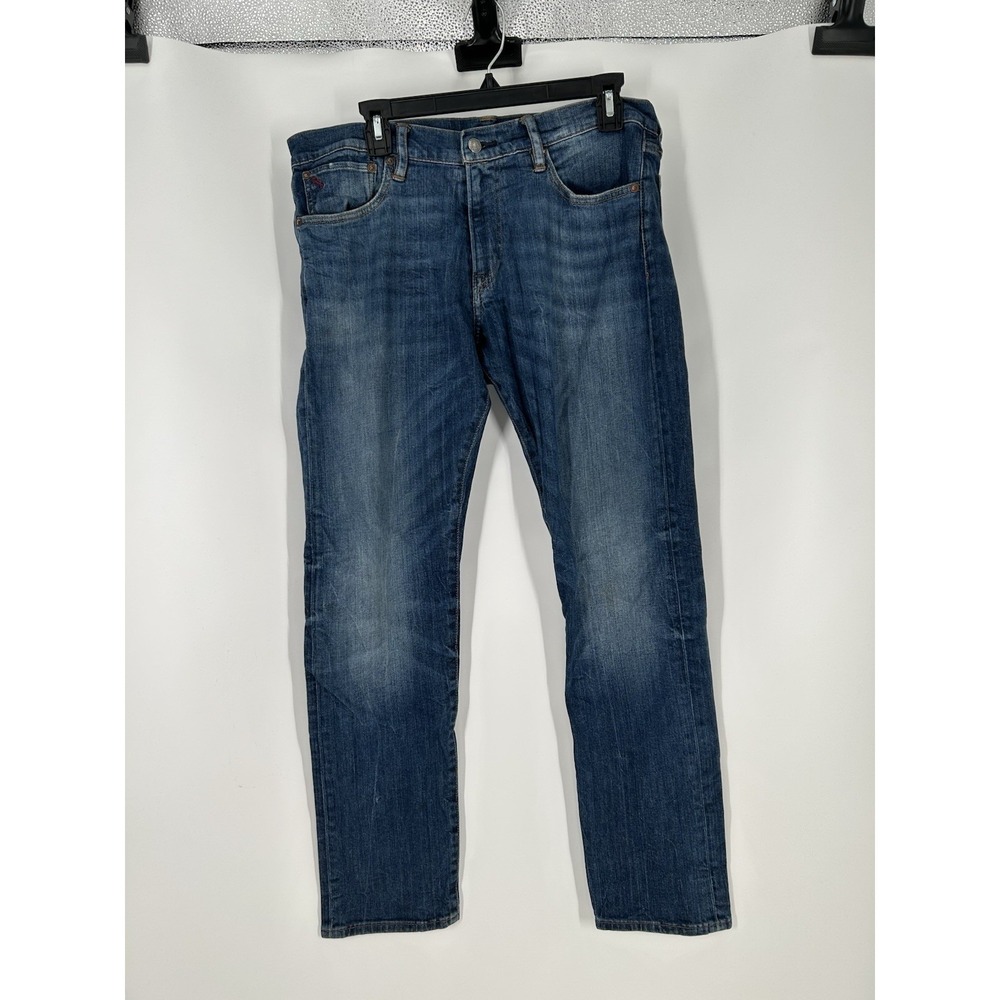 Polo Ralph Lauren Jeans Mens 33x30 Blue Denim Classic Fit Straight Leg Dark Wash